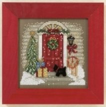 Набор для вышивания "Home for Christmas//Рождественский дом" Mill Hill MH141301