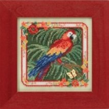 Набор для вышивания "Parrot//Попугай" Mill Hill MH144101