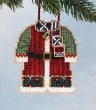 Набір для вишивання "Santa's Coat//Пальто Санти" Mill Hill MH166305