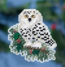 Набор для вышивания "Snowy Owlet//Снежный совенок" Mill Hill MH181633