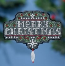 Набор для вышивания "Chalkboard Christmas//Веселого рождества" Mill Hill MH181634
