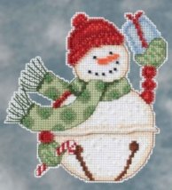Набір для вишивання "Freezy Snowbell//Сніговик" Mill Hill DM204103
