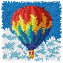Набір для килимкової техніки "Повітряна куля//Hot Air Balloon" DIMENSIONS 72-75195