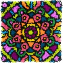 Набор для ковровой техники "Красочная мандала//Colorful Mandala" DIMENSIONS 72-75000