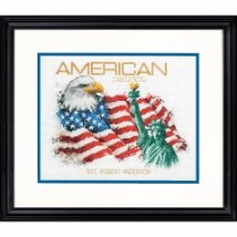 Набір для вишивання хрестиком "Американський патріот//American Patriot" DIMENSIONS 70-35363