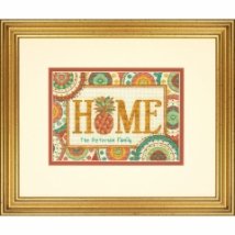 Набор для вышивания крестом "Ананасовый дом//Pineapple Home" DIMENSIONS 70-65179