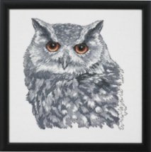 Набір для вишивання "Сіра сова (Owl in grey)" PERMIN