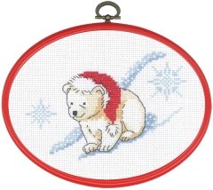 Набор для вышивания "Полярный медвведь (Polar bear)" PERMIN
