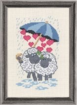 Набор для вышивания "Овечья любовь (Sheep love)" PERMIN
