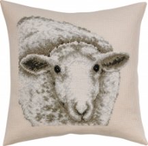Набор для вышивания "Белая овца (White sheep)" PERMIN