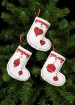 Набор для вышивания "Рождественские украшения (Christmas ornaments)" PERMIN