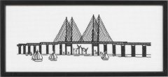 Набір для вишивання "Міст. Графіка. (The Øresund Bridge)" PERMIN