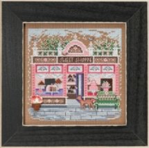 Набір для вишивання "Sweet Shoppe Main Street //Солодкий магазин на головній вулиці" Mill Hill MH141812