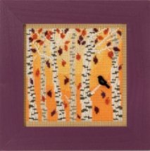 Набор для вышивания " Autumn Woods//Осенние леса" Mill Hill MH141823