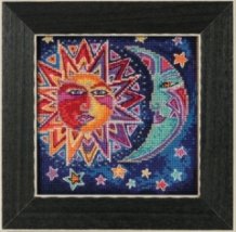 Набір для вишивання "Sun and Moon//Сонце і Місяць" Mill Hill LB141813