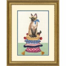 Набор для вышивания крестом "Леди-кошка//Cat Lady" DIMENSIONS 70-35367
