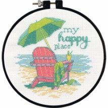 Набір для вишивання хрестиком "Моє щасливе місце//My Happy Place" DIMENSIONS 72-75678