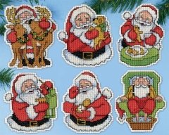 Набір для вишивання хрестиком "Jolly Santa//Веселий Санта" Design Works