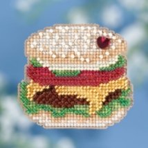 Набор для вышивания "Hamburger//Гамбургер" Mill Hill MH181811