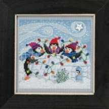 Набор для вышивания "Playful Penguins//Игривые пингвины" Mill Hill MH141832