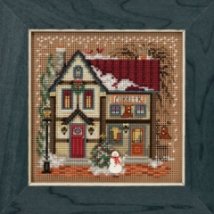 Набір для вишивання "Cobbler - Christmas Village //Чоботяр - Різдвяне село" Mill Hill MH141836