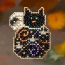 Набор для вышивания "Magic Kitty//Магический котенок" Mill Hill MH186206