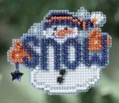 Набор для вышивания "Snow Buddy//Снежный приятель" Mill Hill MH180304