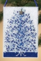 Набор для вышивания "Silvery Tree //Серебрянная елка" Mill Hill MH160303