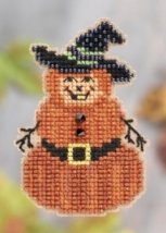 Набор для вышивания "Pumpkin Man//Тыквенный человек" Mill Hill MH181205
