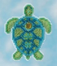 Набор для вышивания "Sea Turtle//Морская черепаха" Mill Hill MH181611