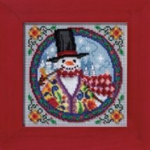 Набор для вышивания "Eastern Snowman//Восточный снеговик" Mill Hill JS149103