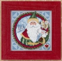 Набор для вышивания "Father Christmas//Отец Рождества" Mill Hill JS149204