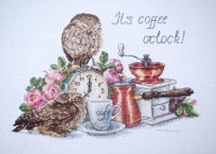 Набор для вышивания крестом "Время пить кофе" Мережка