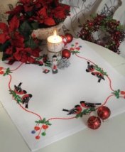 Набор для вышивания "Снегири и Рождество (Bullfinch & Xmas)" ANCHOR