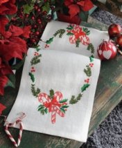 Набор для вышивания Гладь "Рождественские конфеты (Christmas Candy)" ANCHOR