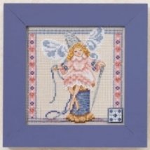 Набор для вышивания "Needlework Fairy//Фея вышивания" Mill Hill JS301104