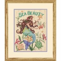 Набор для вышивания крестом "Морская красота//Sea Beauty" DIMENSIONS 70-35376