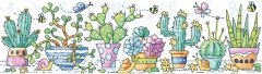 Набір для вишивання хрестиком "Кактусовий сад//Cactus Garden" Heritage Crafts