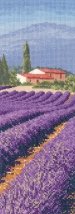 Набір для вишивання хрестиком "Лавандові поля//Lavender Fields" Heritage Crafts