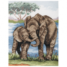 Набір для вишивання "Слони (Elephants)" ANCHOR