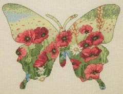 Набор для вышивания "Cилуэт бабочкы (Butterfly Silhouette)" ANCHOR MAIA