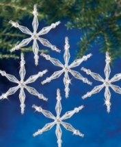 Набір для бісероплетіння "Ice Crystal Snowflake//Льодяні кришталеві сніжинки" The Beadery