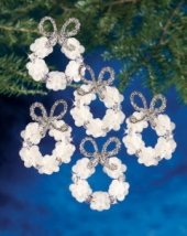 Набір для бісероплетіння "Frosted Wreaths//Матовий вінок" The Beadery