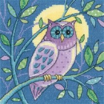 Набор для вышивания крестом "Сова//Owl" Heritage Crafts