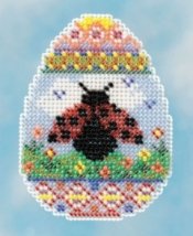 Набор для вышивания "Ladybug Egg//Яйцо с Божьей коровкой" Mill Hill MH181615