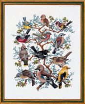 Набор для вышивания "Дерево с птицами (Tree with birds)" Eva Rosenstand