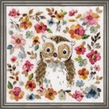 Набор для вышивания крестом "Owl//Сова" Design Works