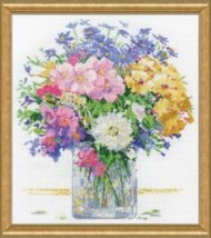 Набір для вишивання хрестиком "Pastel Floral//Пастельні квіти" Design Works