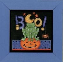 Набор для вышивания "Boo Frog//Буу Лягушка" Mill Hill