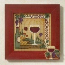 Набор для вышивания "Vino Rosso//Красное вино" Mill Hill